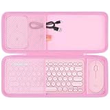 co2CREA 収納ケース 互換品 ‎Logicool ロジクール PEBBLE KEYS 2 K380sRO ワイヤレスキーボード K380s/K380RO+ ワイヤレスマウス PEBBLE MOUSE2 M350sRO /M350RO（ケースのみ）