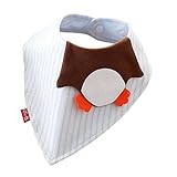 Ochine スタイ 赤ちゃん ビブ よだれかけ コットンブレンド ふわふわ スナップ 三角タイプ かわいい ベビー ビブ 二つボタン調整 出産祝い ワンサイズ 0-1歳設定 29*22cm
