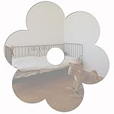 Mungai Mirrors 45 x 45 cm Daisy Flower Acrylic Mirror by Mungai Mirrors