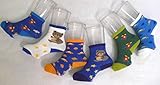 ベビー 男児 ソックス 6足 色柄おまかせ福袋セット 9-15ｃｍ すべり止め加工
