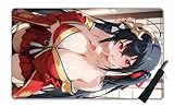 プレイマット アニメグッズト TCG万能 専用 高級 アズールレーン 大鳳 カードゲーム ザイズ 60ｘ35cm 収納袋付き ハコクラフト (F) [並行輸入品]