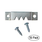 Heavy画像Hangers – Heavy Sawtooth Hangers with Screws画像Hangソリューション 50 Pack ST-HD150