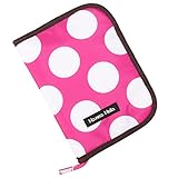 ハンナフラ(Hanna Hula) 母子手帳ケース(マルチケース) Mサイズ フューシャドット