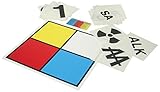 Accuform Signs ZFD515XT Dura-Plastic NFPA Blank Placard Kit, Kit Includes Blank Placard, Numbers, Ha
