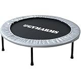 山善 トランポリン 102cm 安全ゴムバンド式 折りたたみ 子供 大人 静音 家庭用 大型 シルバー OTP-100(SL)