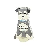 グリーティングライフ 2018年 アニマル ダイカット カレンダー シュナウザー C-1023-ET