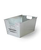 b.c.l スチールストレージボックス シルバー M