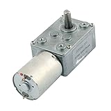 XDiscount ギアモーター　シャフト　グレー　8000/34RPM DC 24V JSX255-370
