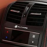 アルファード 専用 エンブレム 車のロゴ装飾ステッカー 金属装飾ロゴバッジステッカー ALPHARD アルファード 20系 30系 40系 カスタム アクセサリー 内装パーツ ツおしゃれ 自由にDIY貼り付け 10枚セット