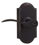 Weslock 1740U-LH Left Handed Keyed Entry Door Lever Set with Premiere Rosettes f, Oil Rubbed Bronze 