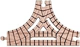 【米国正規商品・並行輸入】ネームトレイン 木製おもちゃ Wooden Train Track - T Wye 三叉分岐