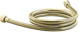 KOHLER K-8593-PB MasterShower 72-Inch Metal Shower Hose, Vibrant Polished Brass [並行輸入品]