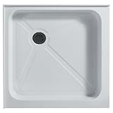 Vigo vg060193636 36 " x 36 "正方形シャワートレイホワイト、 VG06019WHT3636 1