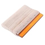 Dolity 多種類選べる　印刷　スキージ　ラバー　ブレード　ウッド　ハンドル　インク　スクレーパー　耐摩擦性　 - 15cm 70°