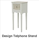 おしゃれな電話台 うづくり風の仕上げのデザイン