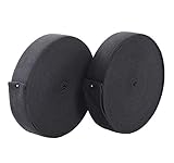 10M弾性ゴム平ゴム 25MM 裁縫 ゴム 織りゴム 裁縫材料 ポリエステル ラバー（黒）