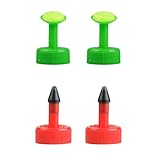 chrikathy WateringボトルトップDrippersスモールノズル4セットの2つのガーデニングツールGarden Plantスプリンクラ水シードseedlings Irrigationプラ