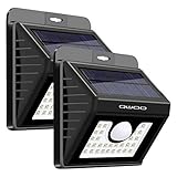 30LED ソーラーライト 屋外 QWOO 人感センサーライト ガーデンライト 三つモード 防水 高輝度 太陽光発電 省エネ 270度広角 屋外照明/玄関/軒先/駐車場/庭先周りなどに対応 防犯ライト