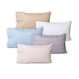 Toddler Travel Pillowcase 100% Softest Cotton Sateen 500 Thread Count - Cases Fits 12x16, 13x18, or 
