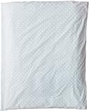 エムール ベビー掛け布団カバー プレッソドット ミニサイズ 約80×100cm ブルー