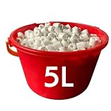 D.Stomo ろ過材 セラミック お魚/ハッピー ろ材 5L 3L 1L アクアリウム 浄化 硝化バクテリア 水質改善 淡水 海水 (5L)