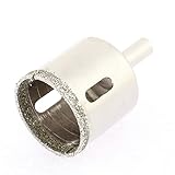 uxcell コアビット グラスホールソー ドリルツール 砥石コート 35mm直径