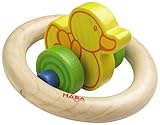 Haba Duck Duck Wooden Rattle Clutching Toy（ハバ 木のおしゃぶり ダックダック）
