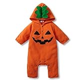 ハロウィン用ベビー服 かぼちゃボディオール ジャックランタンおばけロンパース ハロイン用赤ちゃんパーカー (70) [並行輸入品]