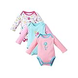 3枚セット 長袖 ロンパース　出産祝い　男の子　女の子　ボディ肌着　ボディスーツ　ベビー服color 4