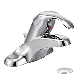 Moen 8432 F05 m-duraセンターセット洗面所蛇口メタルポップアップ排水アセンブリ、 8432F05 1