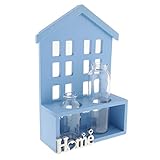 SM SunniMix ガラス　花瓶　プランターポット　オフィス　装飾　4色選べる - 空色