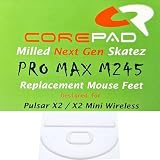 Corepad CNC milled Skatez PRO MAX Pulsar X2&X2 Mini / X2V2&X2V2 Mini / X2A&X2A Mini / X2H&X2H Mini用マウスソール 1set PTFE100%【国内正規品】 (X2 & X2 Mini / X2V2 & X2V2 Mini / X2A & X2A Mini / X2H & X2H Mini用)