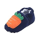 Tovadoo ベビーシューズ　スリッポン　人参柄　綿製 履き心地良い つま先保護　歩行練習用　可愛い カジュアル　旅行　リゾート　遊園地