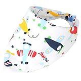 Dovewill 全10パターン　コットン製　ベビー　ビブ　唾液タオル　幼児　バンダナト　ライアングル　スカーフ　かわいい - パターン8