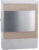 郵便ポスト　クルム　木目調右開き/タモ