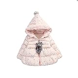 Pojour ベビー服 子供服 女の子 秋冬 防寒 厚いコート おしゃれ かわいいタンポポコート ジャケット 綿 厚手 長袖 暖かい ベビールームウェア 普段着 カジュアル 旅行 記念日 プレゼント 
