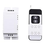 Fenteer リレースイッチ　レシーバー　ワイヤレス　RFリモコン　2チャンネル　ライト　家電用　315MHz　