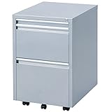 ナカバヤシ スライドテーブルキャビネット シルバー RWX-F520SL