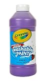 クレヨラ ボトル絵の具 バイオレット 水で簡単に落とせる 単色ボトル 473ml 201640 正規品