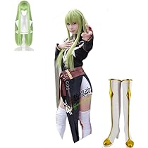 コードギアス　C.C コスプレ　フルセット Amazon.co.jp: 豪華版！コードギアス C.C. (シー·ツー)コスプレ衣装