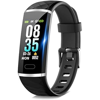 【2019最新版】 スマートウォッチ IP67防水 itDEAL 活動量計 心拍計 歩数計 スマートブレスレット 消費カロリー 睡眠検測 カラースクリーン 長い待機時間 着信電話通知/SMS/Twitter/WhatsApp/Line/アプリ通知 長座注意 遠隔撮影 カラースクリーン 大字幕 敬老の日 健康サポート機器 iPhone/Android対応 (黒)