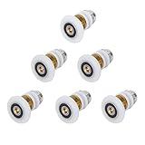 Tinksky 6pcs交換用バスルームシャワードアローラーランナーホイール25 mmホイール直径