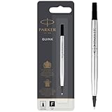 PARKER パーカー ローラーボール替え芯 ブラック 1本入 黒 F 細字 0.5mm 水性 ボールペン リフィル 正規輸入品 1950277