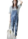 （チチ）TiTi Fashion レディース サロペット つなぎ ボトム オールインワン ズボン 人気 シンプル 大人 デニム ロング ファッション 旅行 着回し オシャレ 大きいサイズ オールシーズ