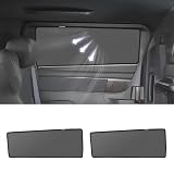 CarBott アルファード ヴェルファイア 40系 サンシェード Alphard Vellfire 4代目 サイド用 後席 日よけ 遮光 メッシュカーテン マグネット式 後部座席用 日除け アクセサリー 内装パーツ 日本語取扱説明書付き2枚 ブラック