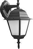 HomeStyle HS77006-31 One Light Small Wall Lantern-Down/ Die Cast in Black [並行輸入品]