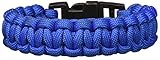 WELLINGTON CORDAGE NPCB550BLL Survival Bracelet, Blue, Large by Wellington-Cordage