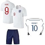 Englandハリー・ケイン# 9サッカージャージーキッズユースサイズフットボールワールドカッププレミアムギフト✓ボーナスプレミアムギフトサッカーバックパック YM 8-10 Years