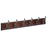 LIBERTY 165541 Six Scroll Hook Rack Cocoa and Soft Iron, 27-Inch by LIBERTY [並行輸入品]