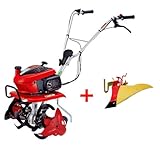 [メンテナンス3点セット付き]ホンダ こまめ F220JAST (ニュースターローターDX標準搭載タイプ) + ニューイエロー培土器